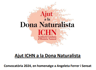 Concedit l’Ajut ICHN a la Dona Naturalista, 2024